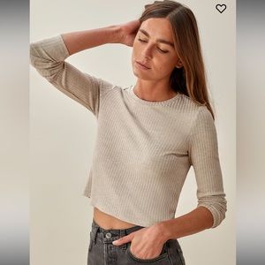Reformation Jackie Knit Top